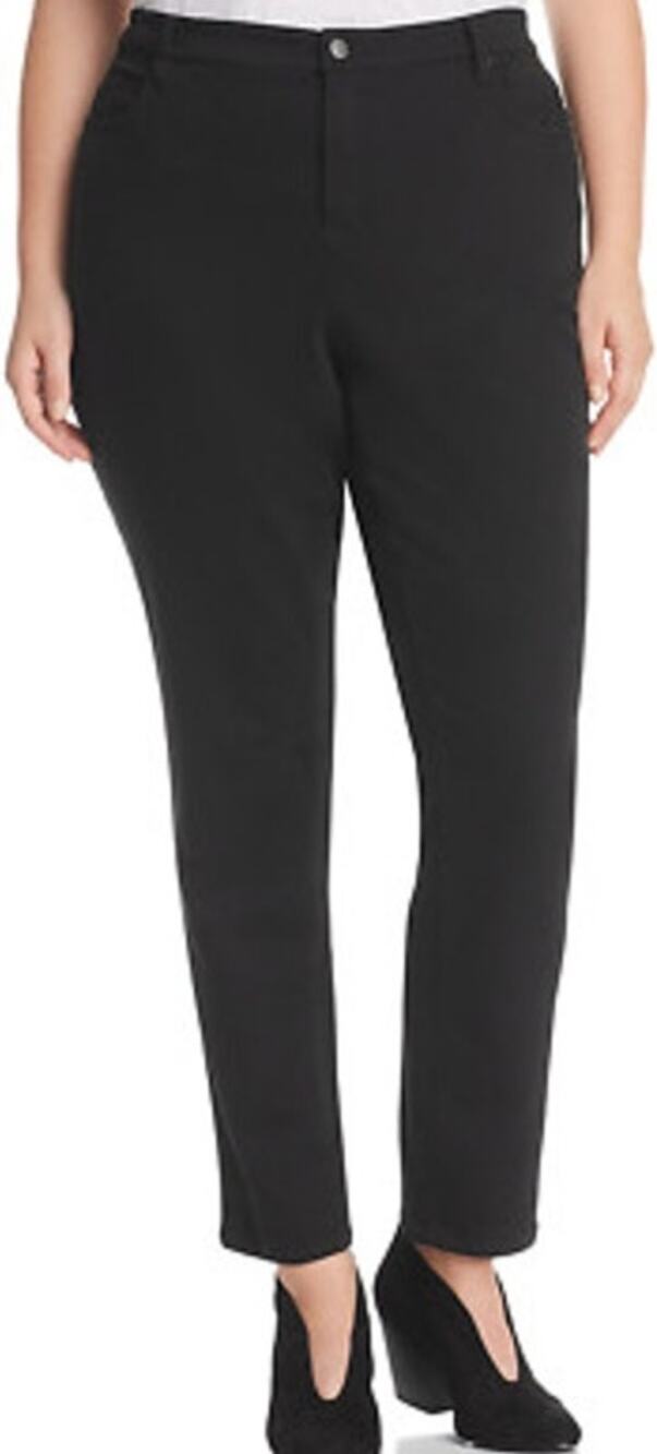 Eileen Fisher Jeans Organic Cotton Slim Straight Stretch High Brown 12 36x32